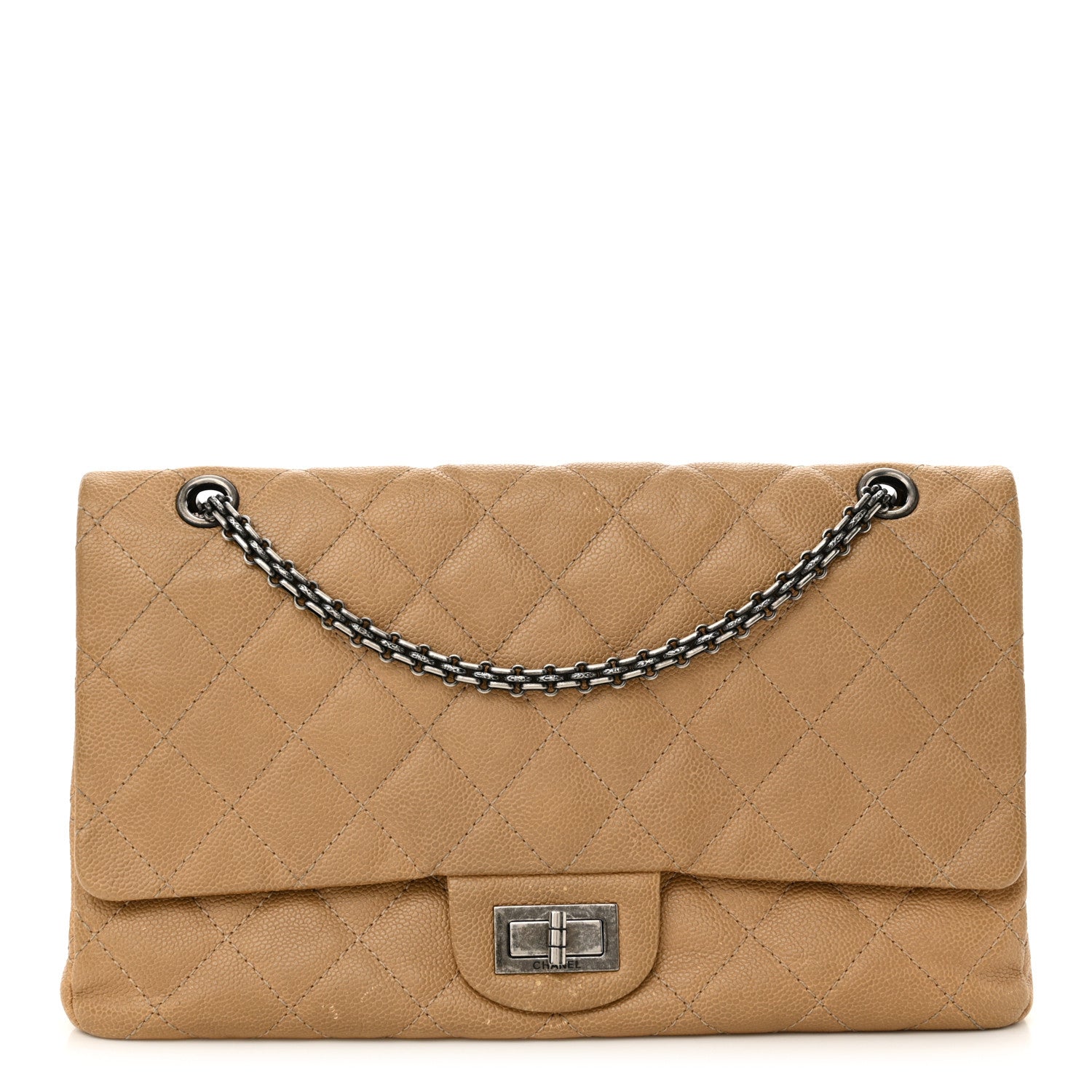 Chanel Caviar Quilted 2.55 Reissue 227 Flap Beige 1 of 17