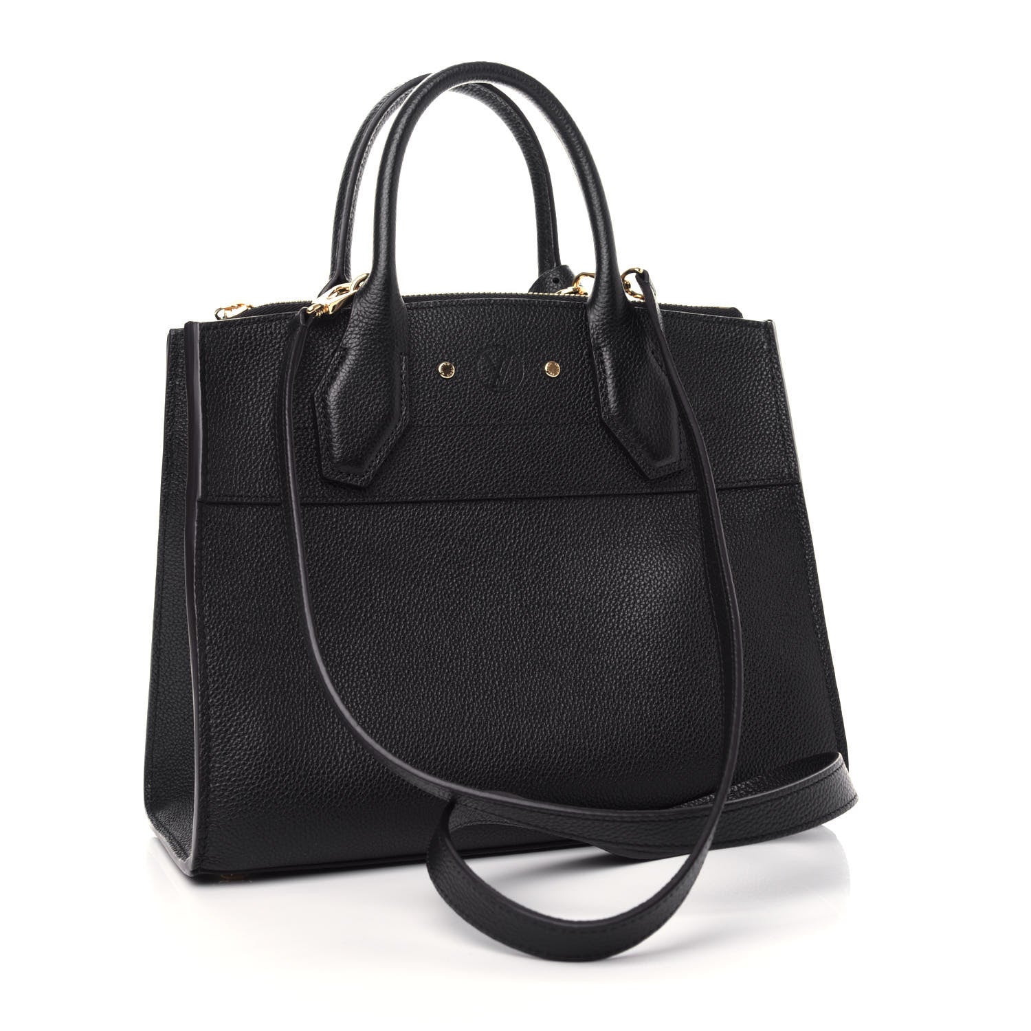 Louis Vuitton Taurillon City Steamer PM Black 3 of 9