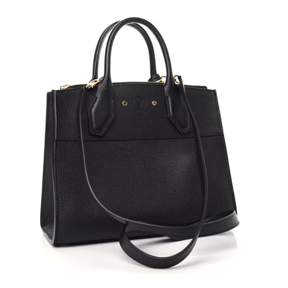 Louis Vuitton Taurillon City Steamer PM Black 3 of 9
