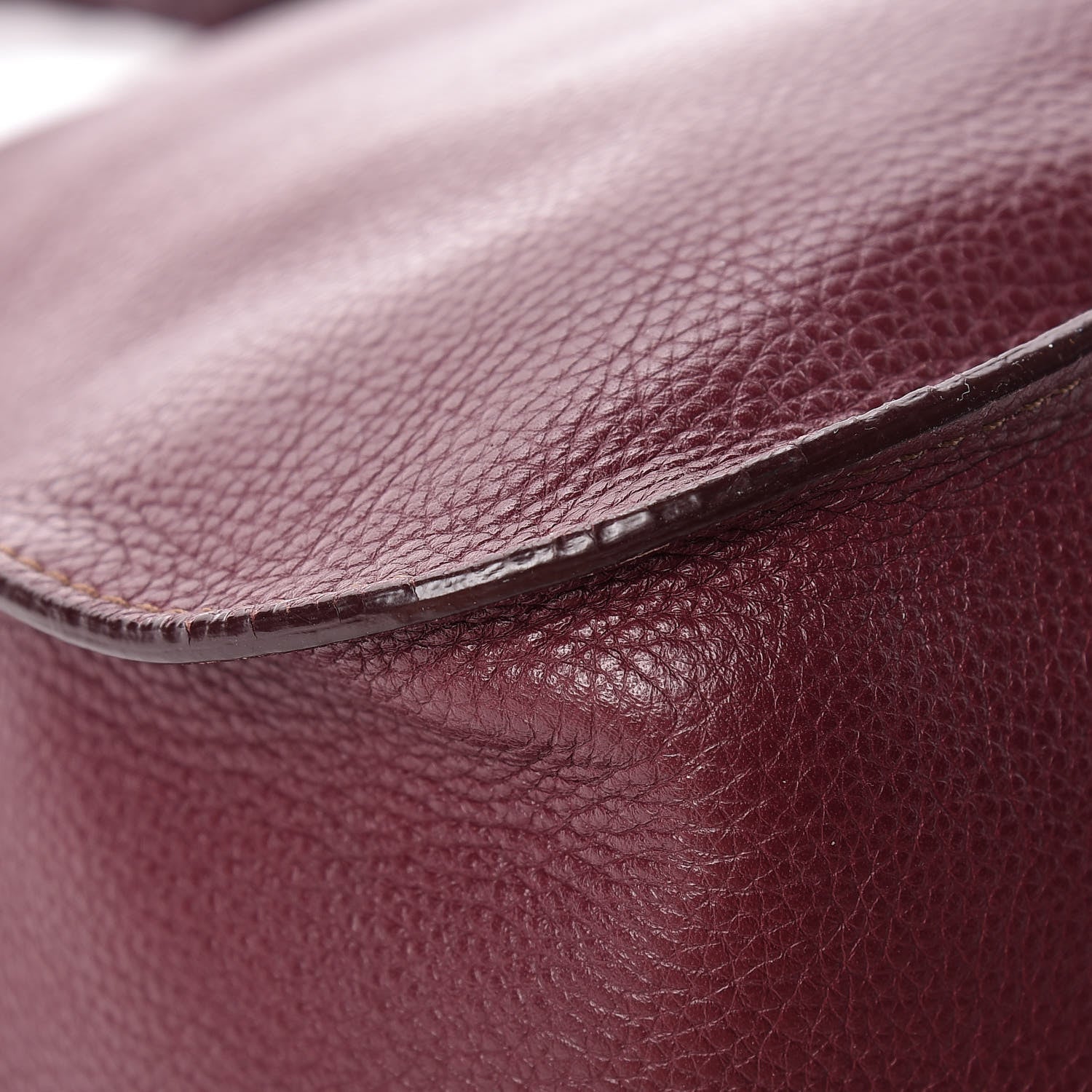 Chloe Calfskin Medium Marcie Satchel Wine Purple 12 of 12
