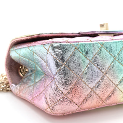 Chanel Metallic Goatskin Quilted Mini 2.55 Reissue Flap Multicolor 9 of 11