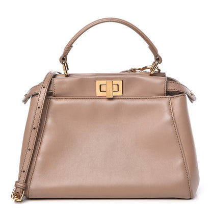 Fendi Nappa Mini Peekaboo Iconic Satchel Ratmusquet 1 of 14