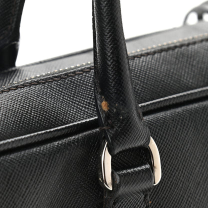 Prada Saffiano Lux Petite Bowler Black 8 of 10