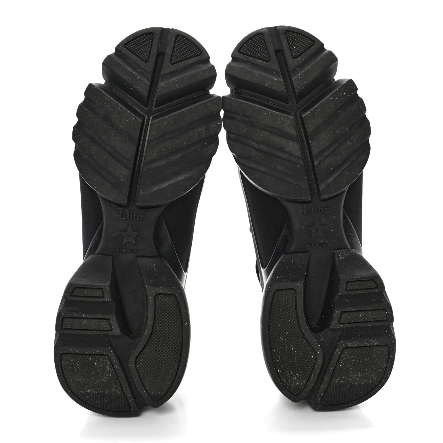 Christian Dior Neoprene Rubber Womens D-Connect Sneakers 36 Black 5 of 14