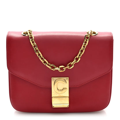 Celine Shiny Calfskin Small C Bag Red 1 of 9