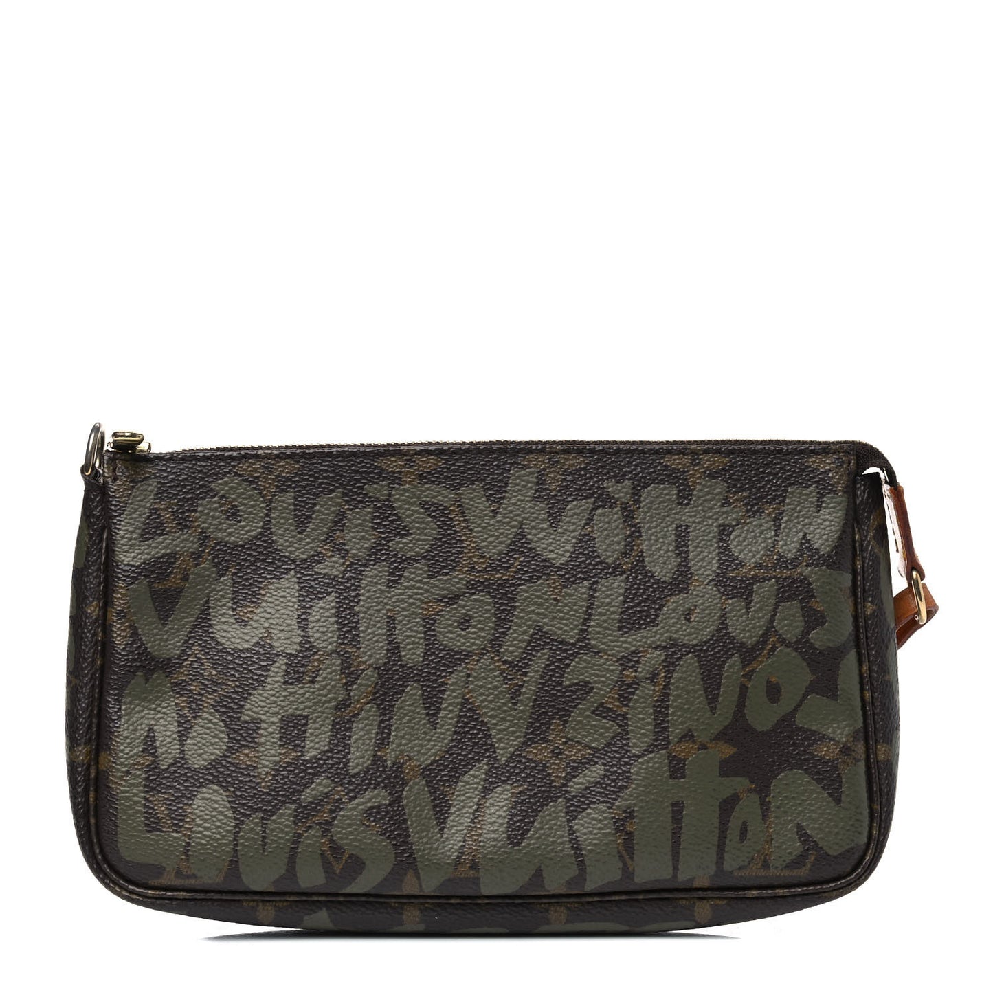Monogram Graffiti Pochette Accessories Kaki