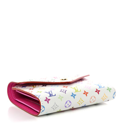 Louis Vuitton LV x TM Monogram Multicolor Victorine Wallet White 4 of 8