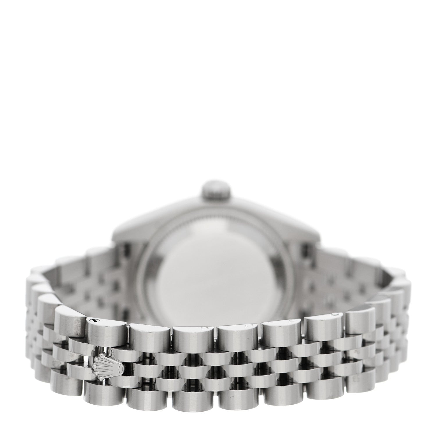 Rolex Stainless Steel 18K White Gold Diamond 26mm Oyster Perpetual Datejust Watch Silver 179174 3 of 4