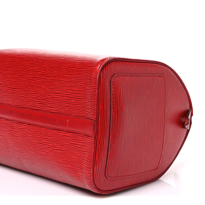 Louis Vuitton Epi Speedy 30 Castillan Red 10 of 11