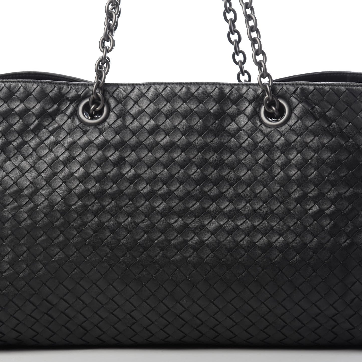 Nappa Intrecciato Large Tote Black
