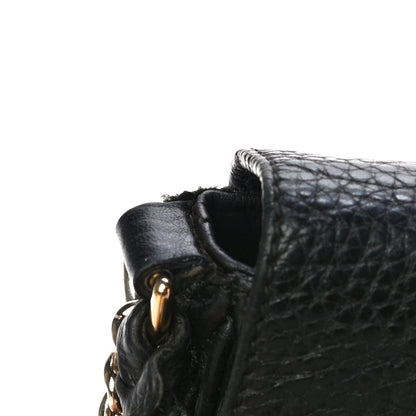 Gucci Pebbled Calfskin Medium Soho Flap Crossbody Black 17 of 20