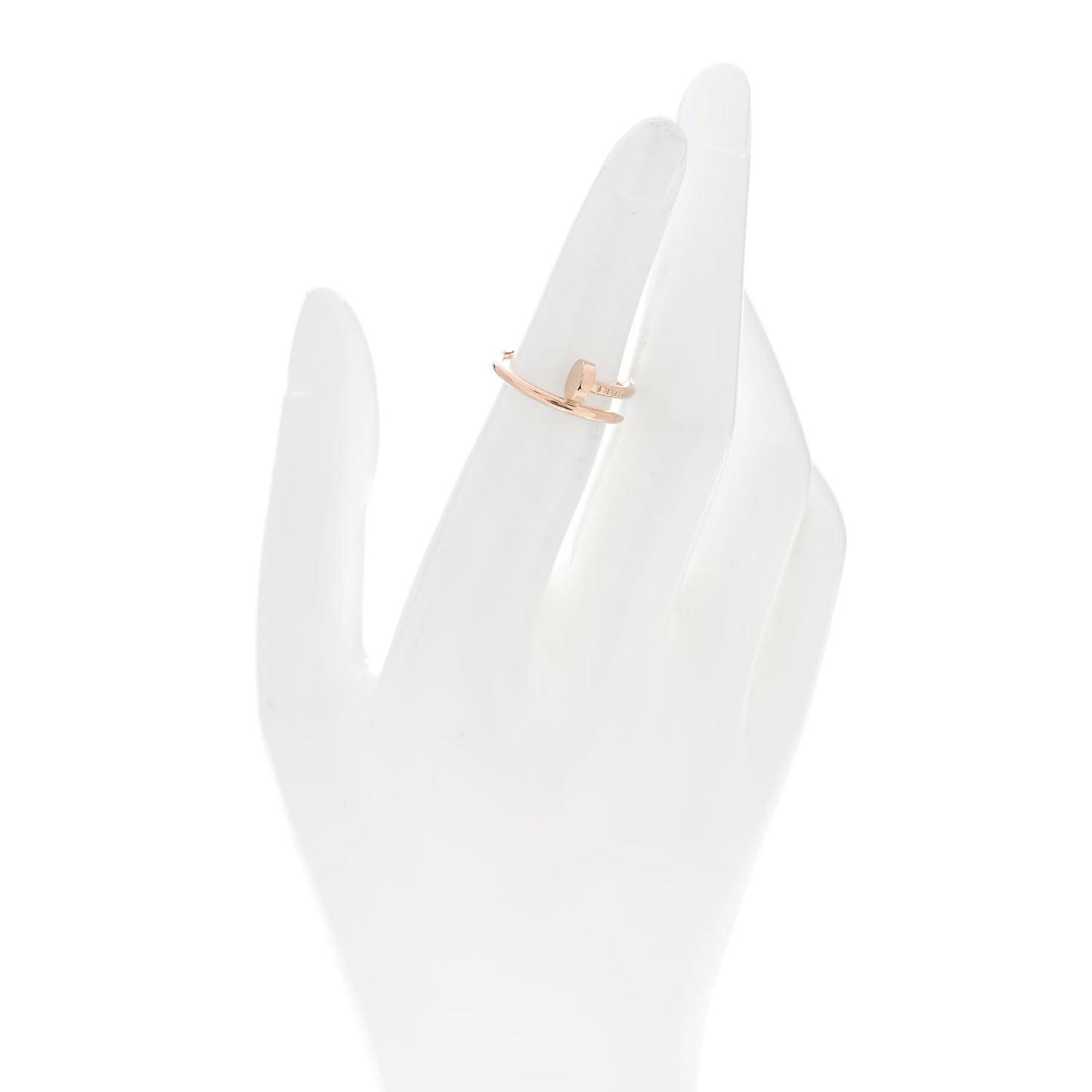 18K Pink Gold Small Juste Un Clou Ring 50 5.25