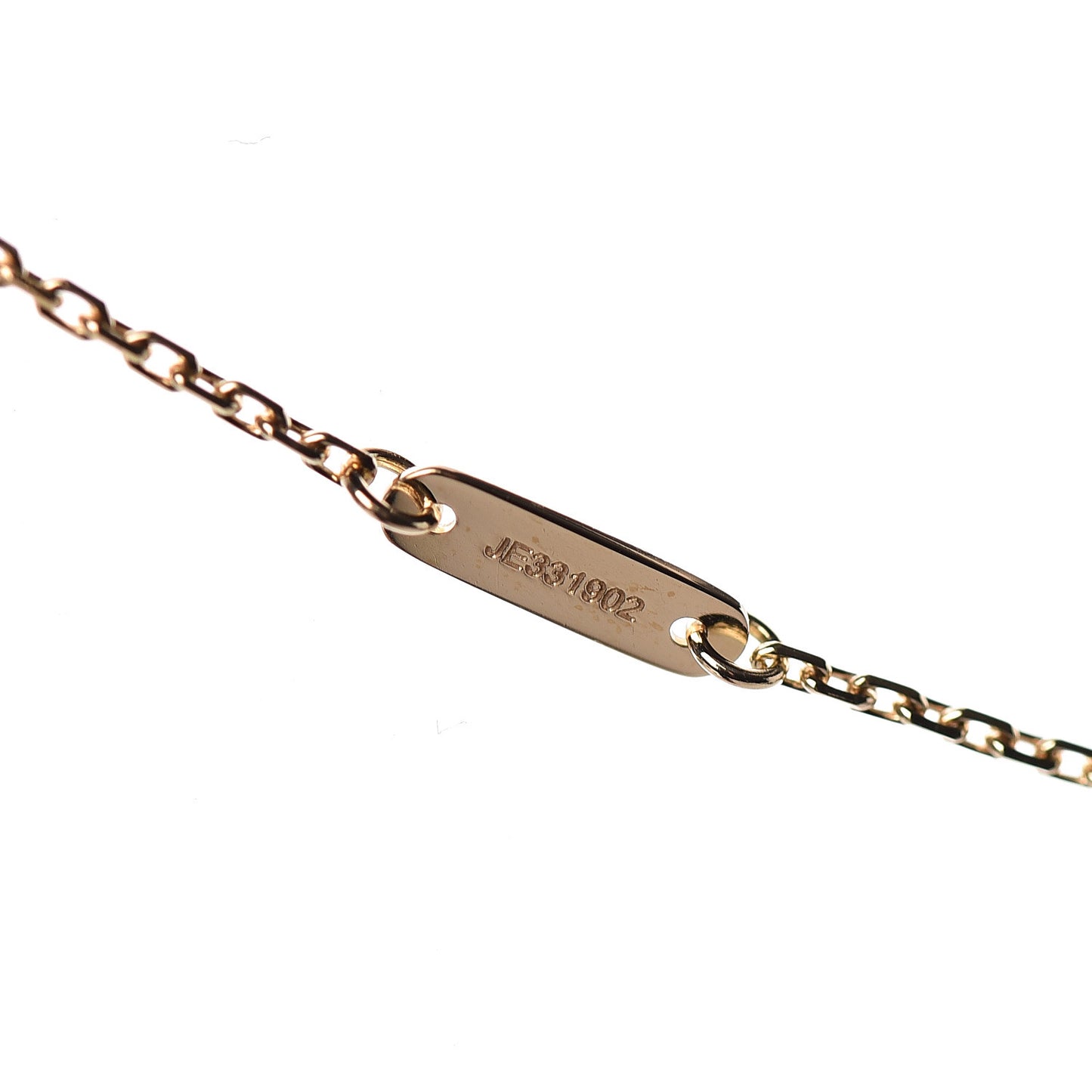 18K Yellow Gold Mother of Pearl Sweet Alhambra Pendant Necklace