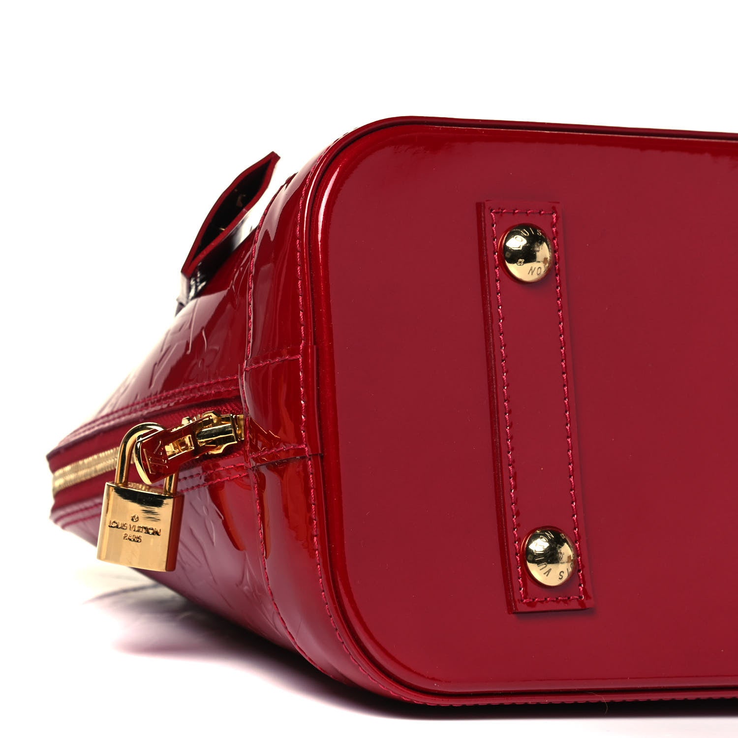 Louis Vuitton Vernis Alma PM Pomme D'Amour 8 of 9