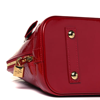 Louis Vuitton Vernis Alma PM Pomme D'Amour 8 of 9