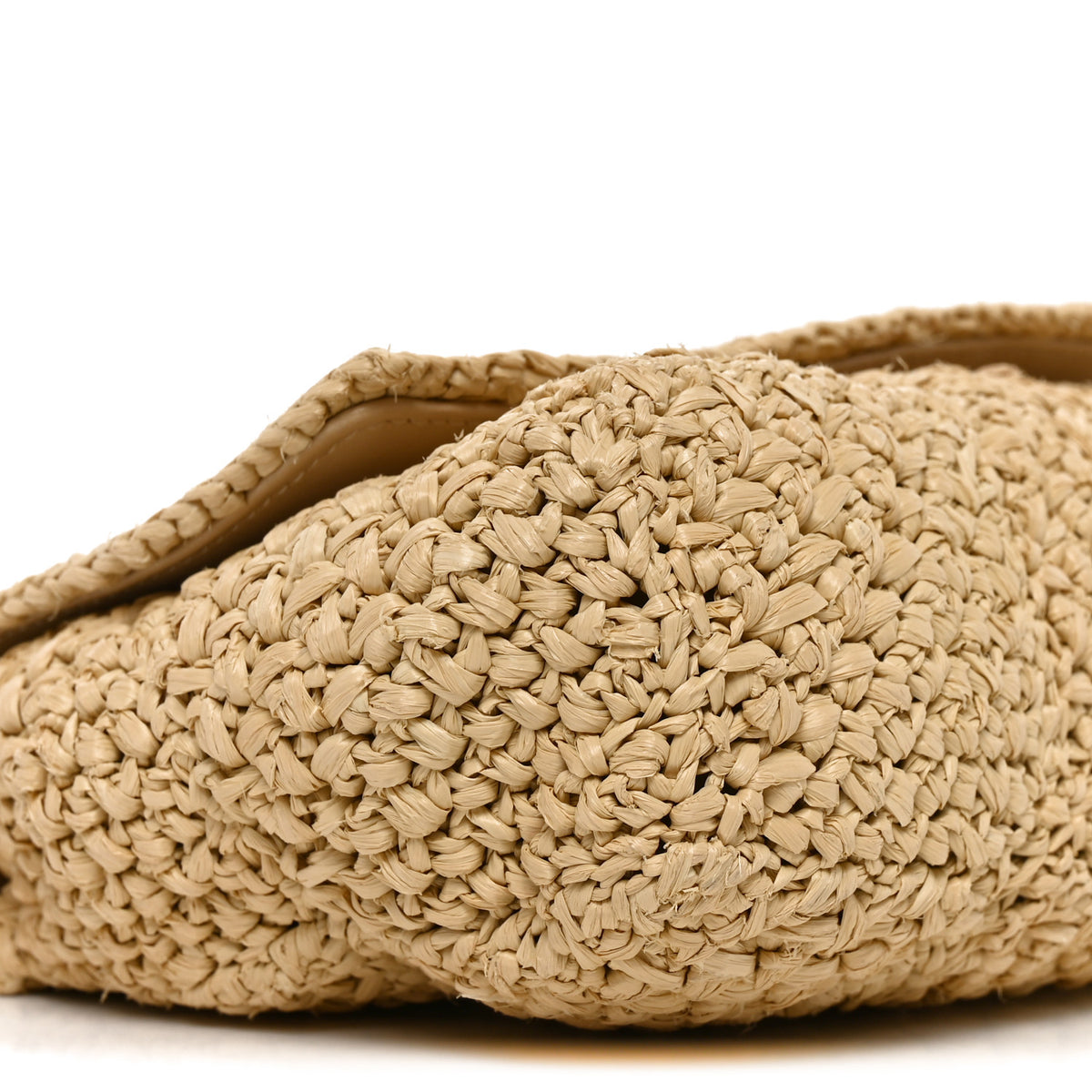 Saint Laurent Raffia Monogram Medium Jamie Natural Avorio 9 of 10