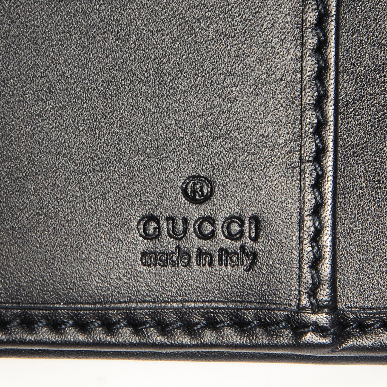 Gucci Monogram Calfskin Ladies Web Long Wallet Beige Blue 7 of 9