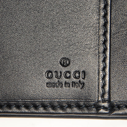 Gucci Monogram Calfskin Ladies Web Long Wallet Beige Blue 7 of 9