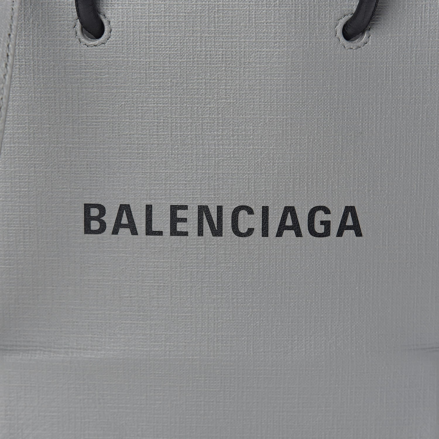 Balenciaga Calfskin Logo XXS Shopping Tote Gris Fossile 12 of 12