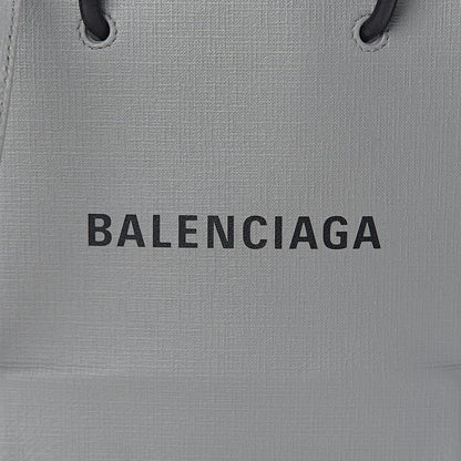 Balenciaga Calfskin Logo XXS Shopping Tote Gris Fossile 12 of 12