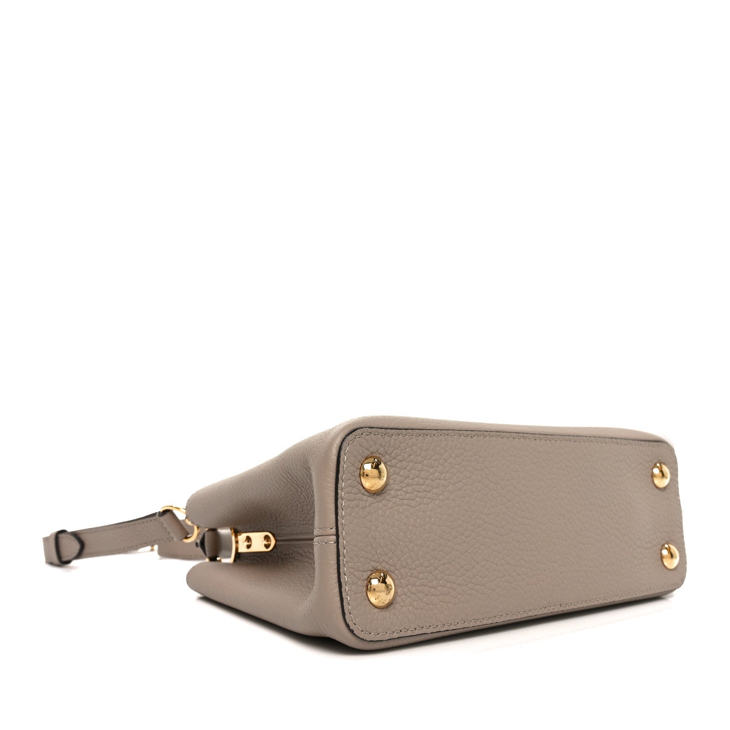 Louis Vuitton Taurillon Capucines BB Galet 4 of 9
