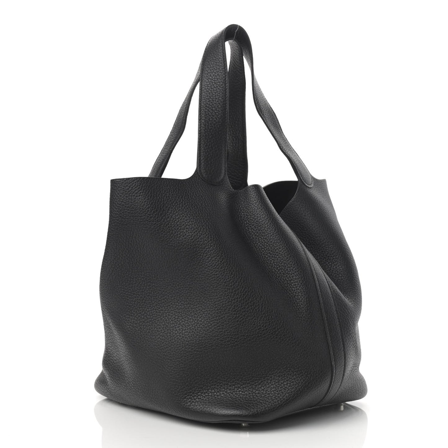 Taurillon Clemence Picotin Lock 26 GM Black