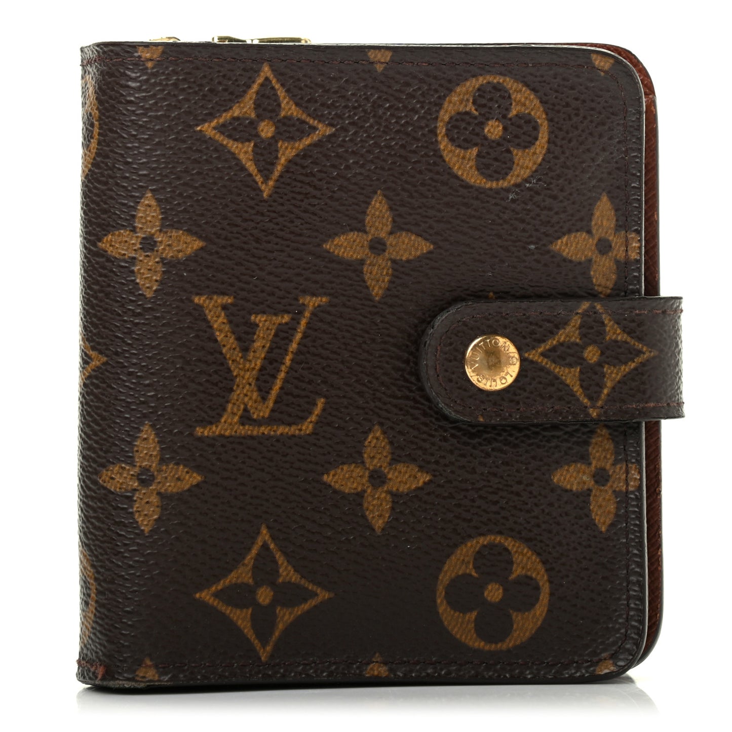 Monogram Compact Zippe Zipped Wallet
