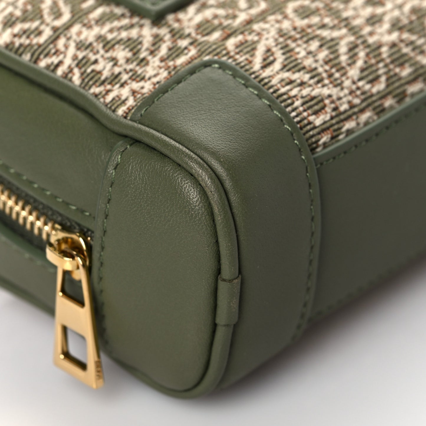 Jacquard Anagram Calfskin Amazona Nano Avocado Green