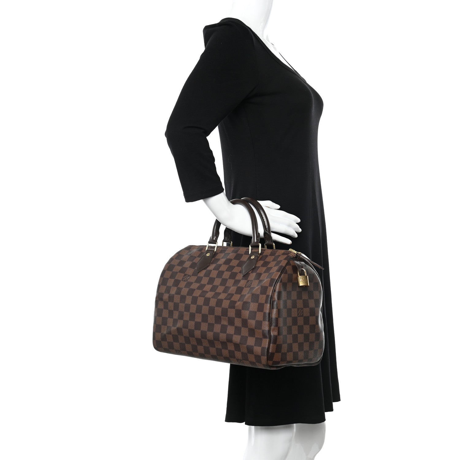 Louis Vuitton Damier Ebene Speedy 30 2 of 11