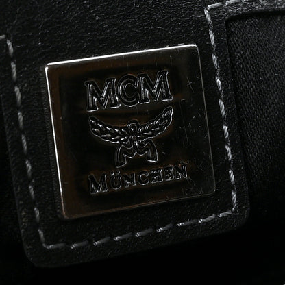 MCM Visetos Small Boston Bag Black 7 of 14
