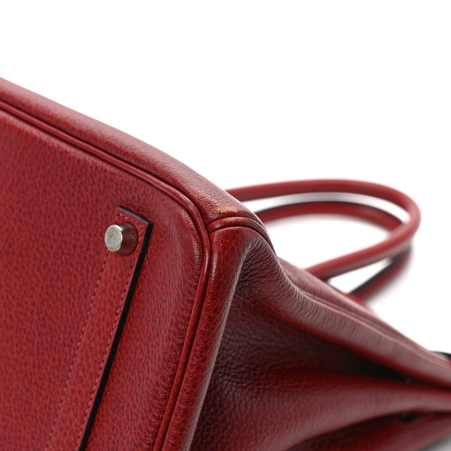 Hermes Buffle Skipper Birkin 35 Rouge H 12 of 14