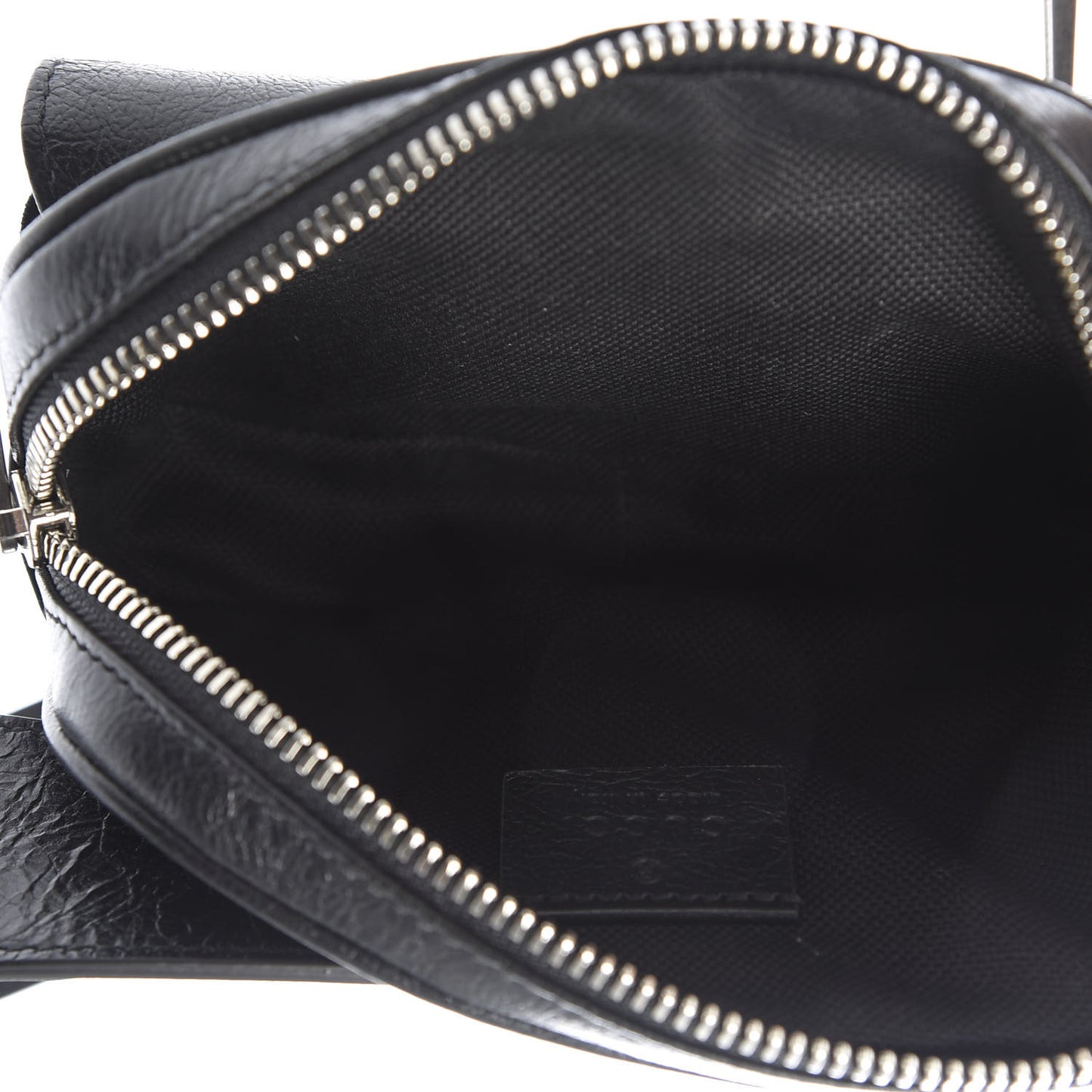 Fluffy Calfskin Mini Morpheus Belt Bag 90 36 Black