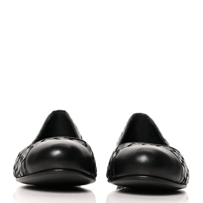 Bottega Veneta Nappa Intrecciato Flats 37.5 Black 2 of 7