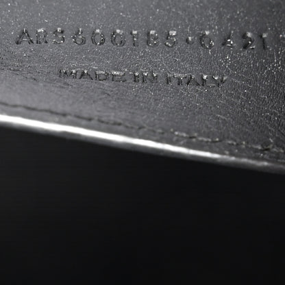 Saint Laurent Grain De Poudre Textured Mixed Matelasse Triquilt Medium Monogram Satchel Black 7 of 10