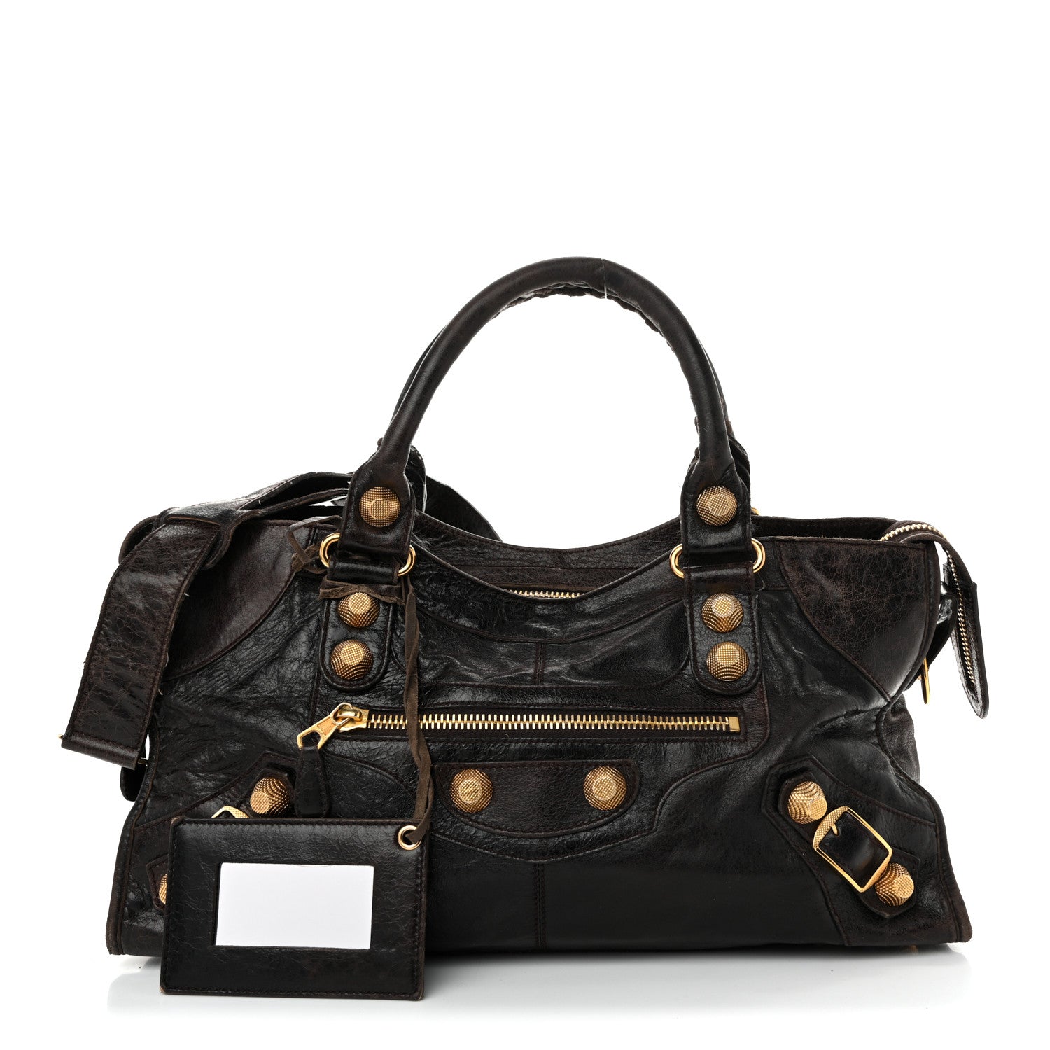 Balenciaga Chevre Giant 21 Gold Hardware Part Time Truffle 3 of 16