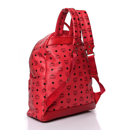 MCM Visetos Medium Sprinkle Stud Stark Backpack Corail 3 of 15