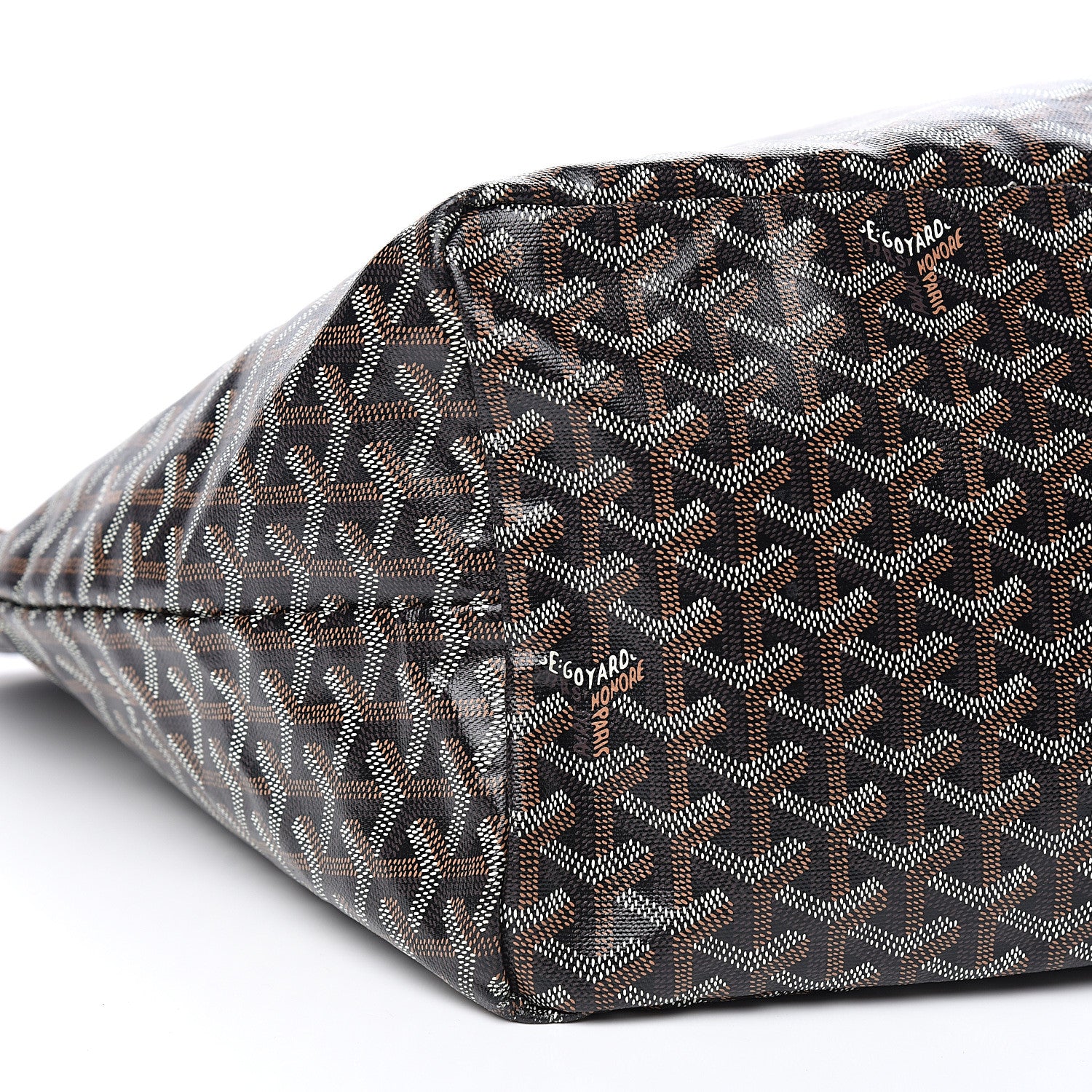 Goyard Goyardine Saint Louis GM Black Gold 9 of 11