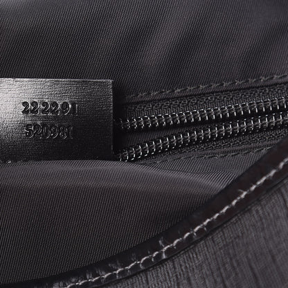 Gucci Coated Canvas Interlocking G Large Flap Messenger Bag Black 7 of 13