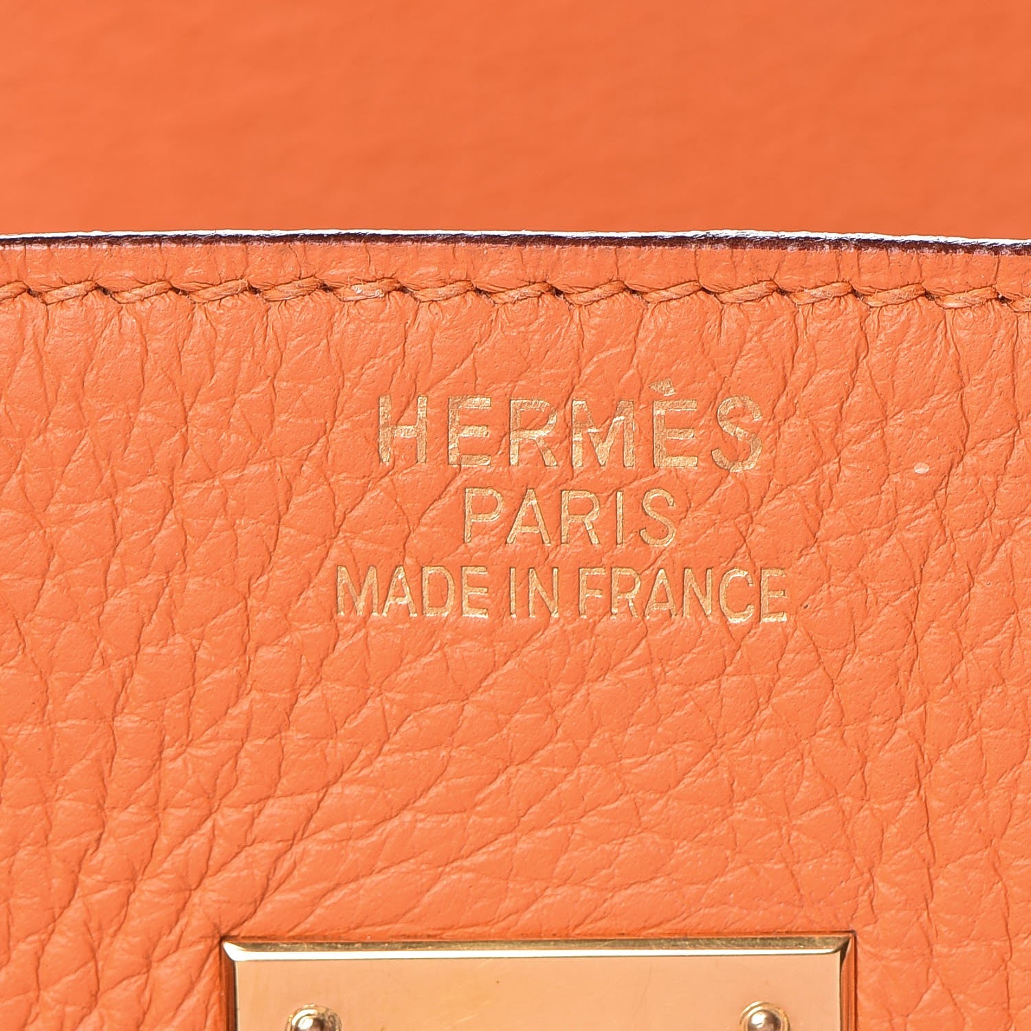 Hermes Togo Birkin 35 Orange 6 of 41