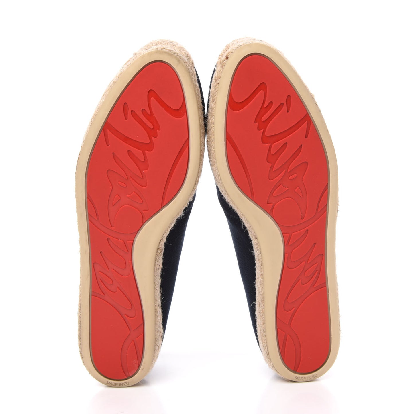 Canvas Lougalia Appliquéd Cario Loubi Flat Espadrilles 37 Version Blue