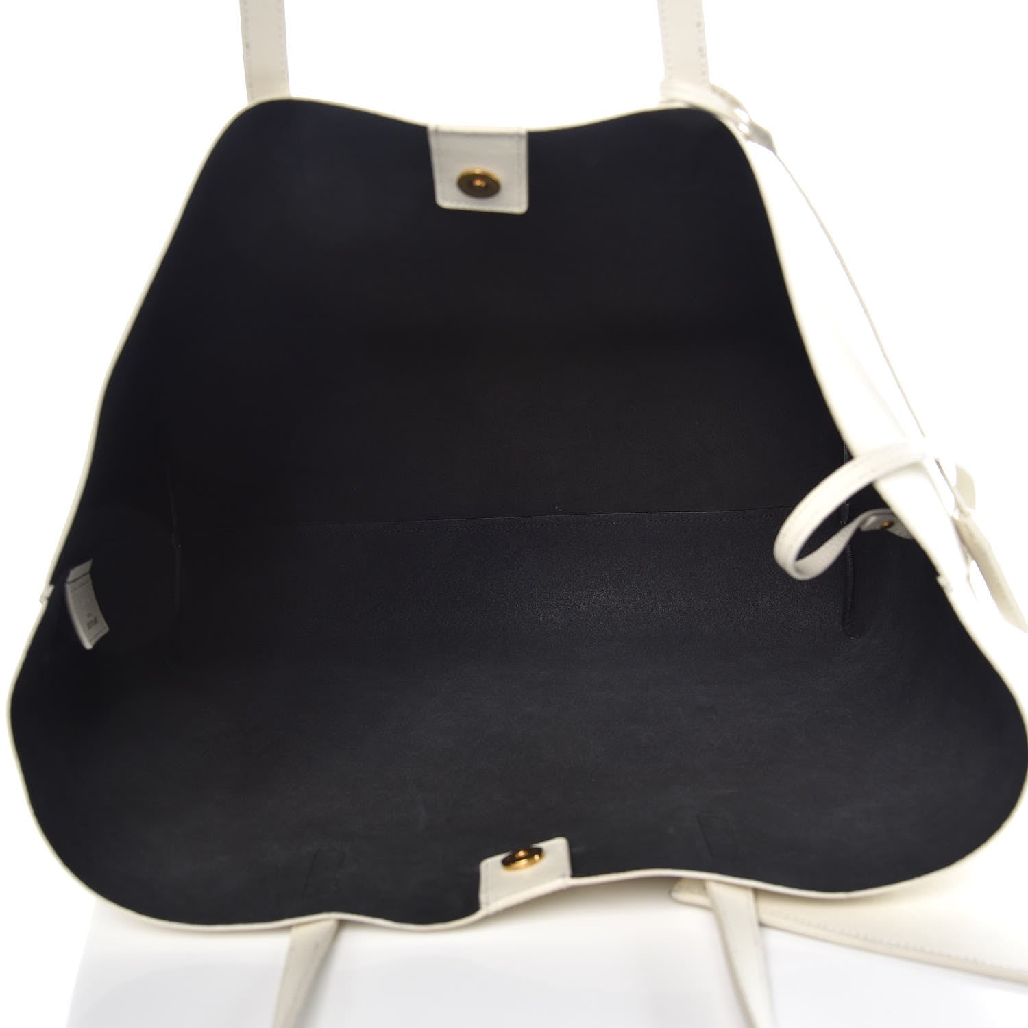 Saint Laurent Calfskin Large Shopping Tote Porcellana 6 of 12