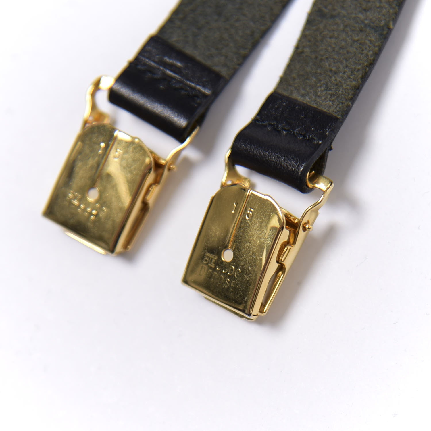 Chanel Logo Suspenders Black White 5 of 6