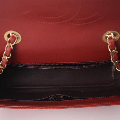 Chanel Caviar Quilted Medium CC Filigree Flap Red 6 of 9