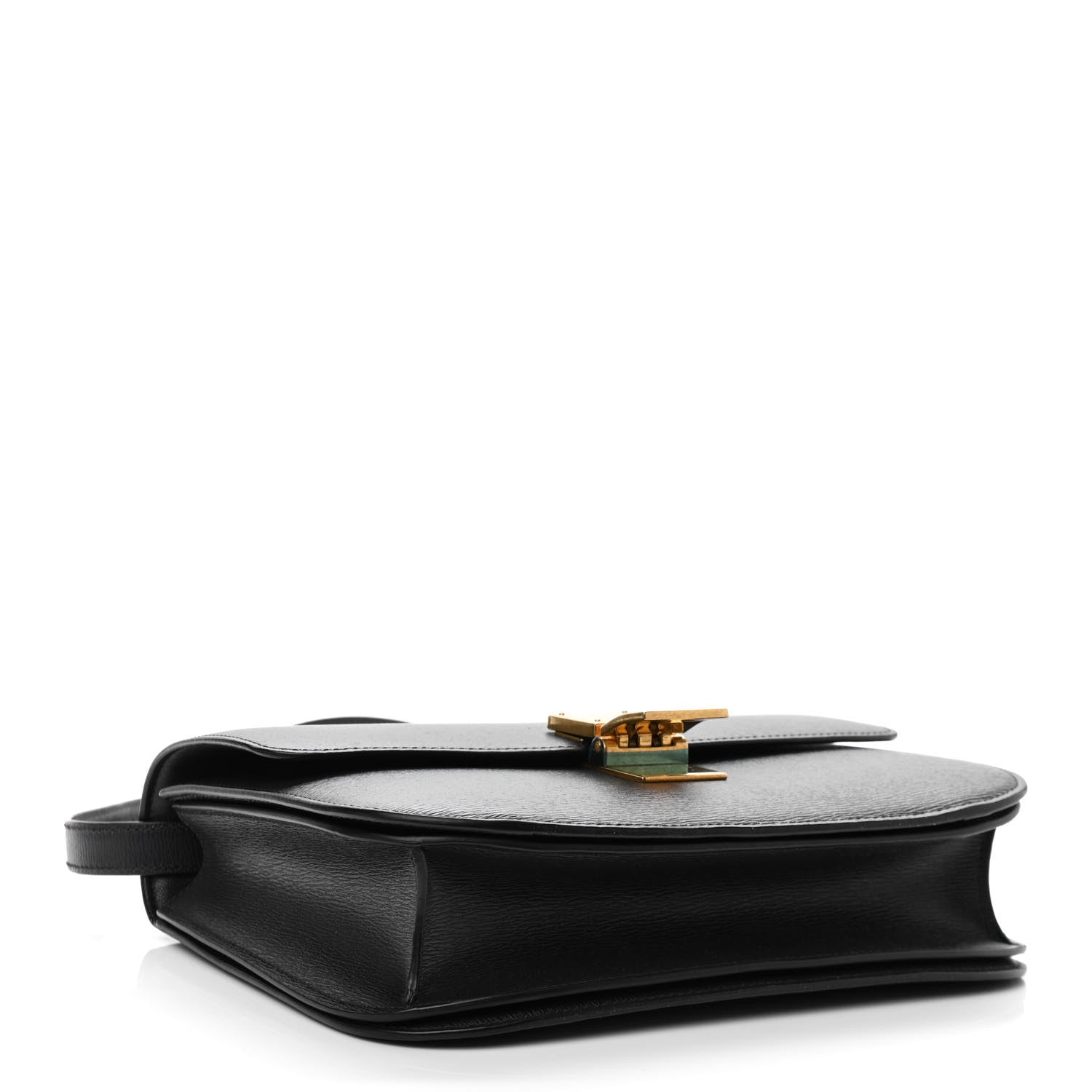 Celine Liege Calfskin Medium Classic Box Flap Bag Black 4 of 10