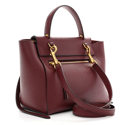 Celine Grained Calfskin Micro Belt Bag Acai 3 of 12