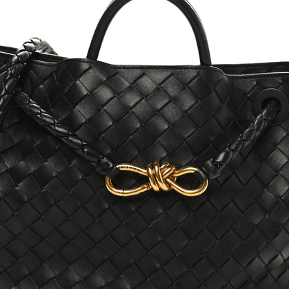Bottega Veneta Nappa Intrecciato Medium Andiamo Shoulder Bag Black 7 of 9