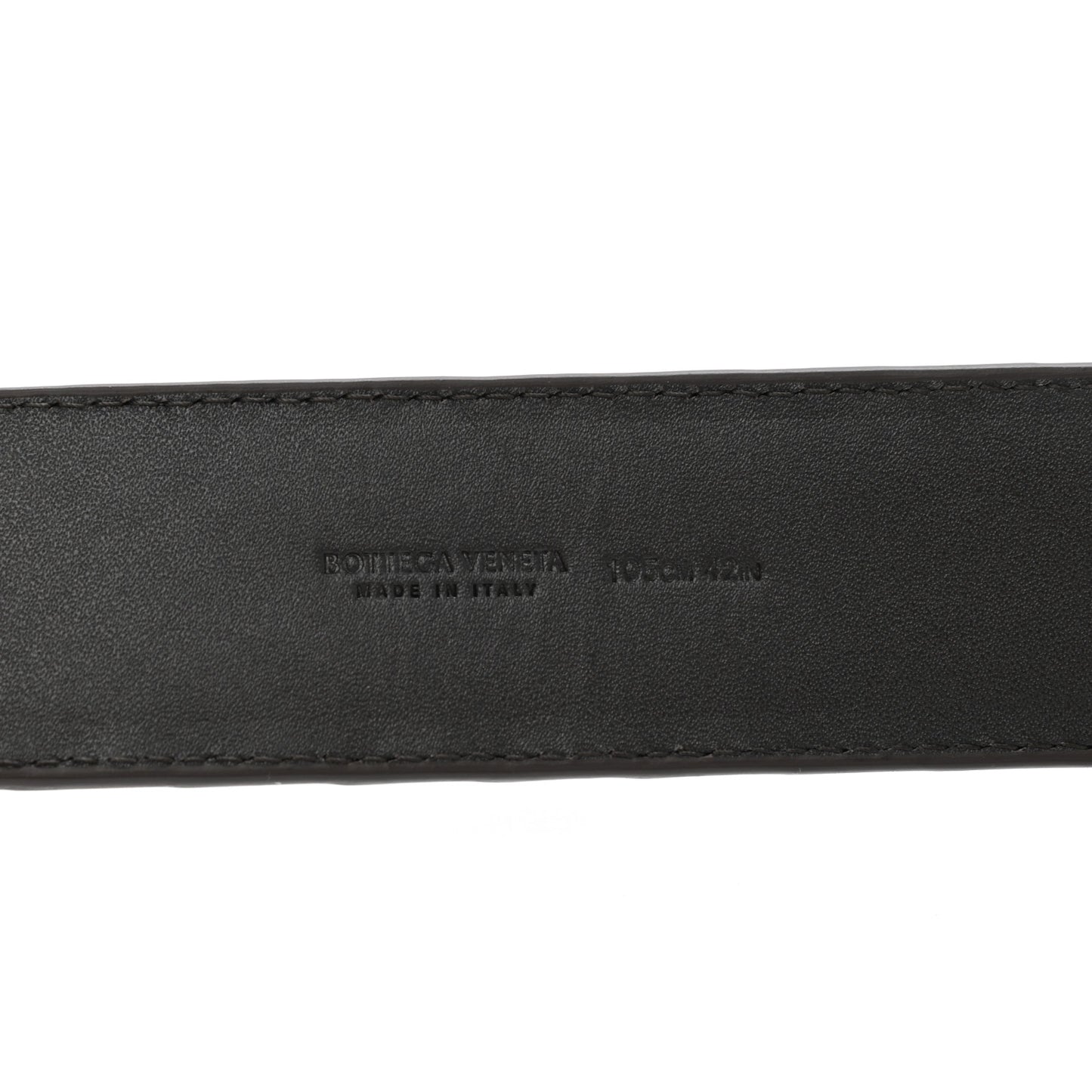 Nappa Intrecciato Belt 105 42 Espresso