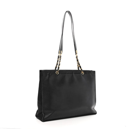 Chanel Caviar CC Tote Black 3 of 13