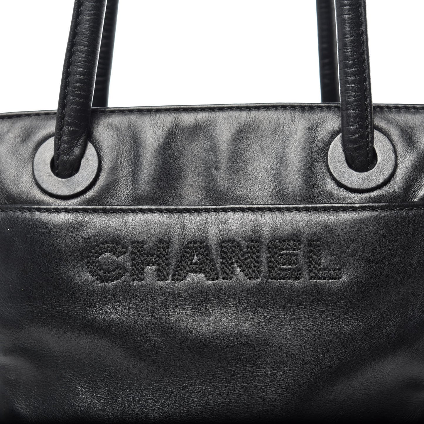 Lambskin Tassel Shoulder Bag Black