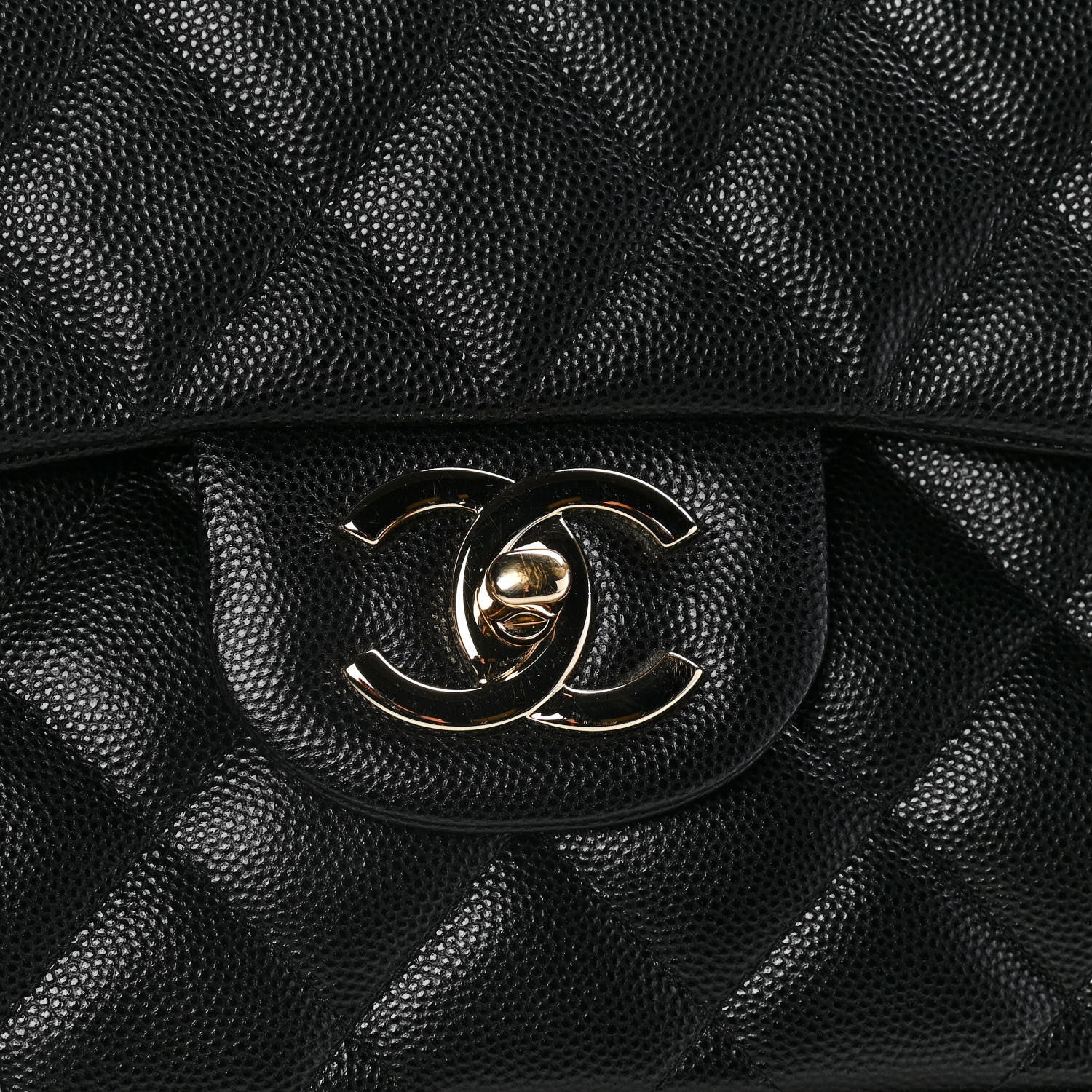 Chanel Caviar Quilted Maxi Double Flap Black 10 of 12